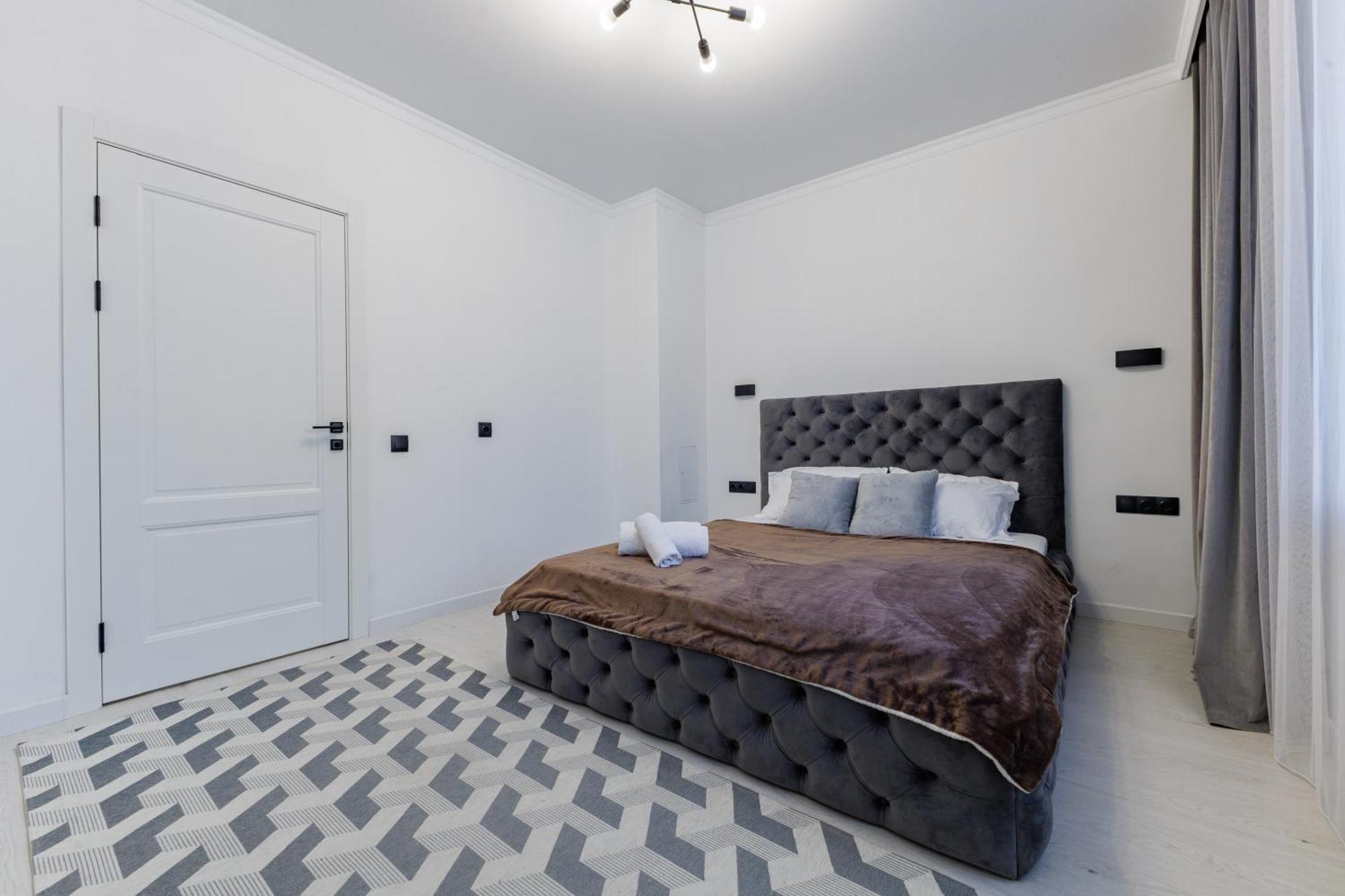 Apartment двухкомнатная евро рядом с байтерек абу даби ботанический сад *